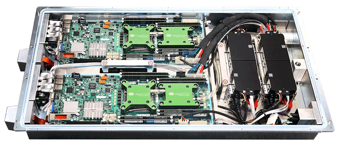 Total Immersion + Directed Flow in 19″ Rack